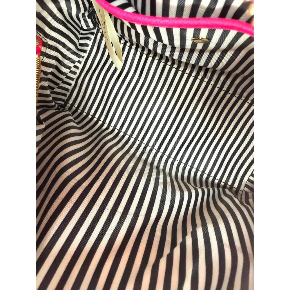 Kate Spade New York Hot Pink Saffiano Leather Satchel Crossbody Bag EUC